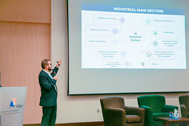 Participants in the Excellence Hubs gathered to strengthen practice-oriented education, research collaboration and knowledge transfer across Germany, Jordan and the MENA region.